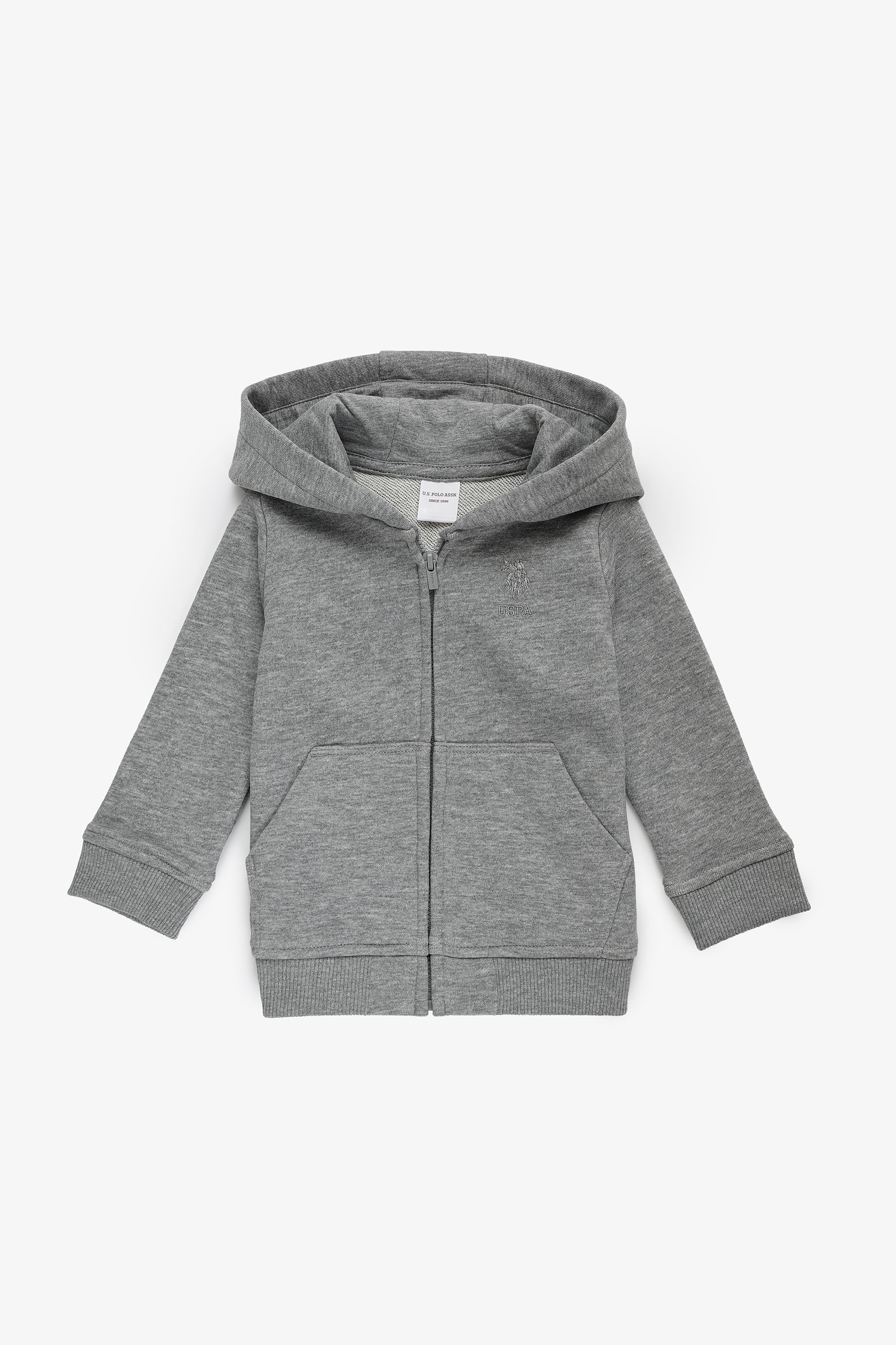 Erkek Çocuk Gri Melanj Basic Sweatshirt