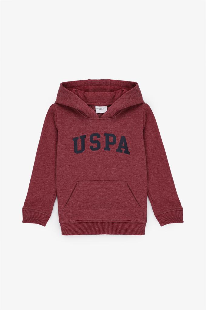 Erkek Çocuk Koyu Frambuaz Basic Sweatshirt