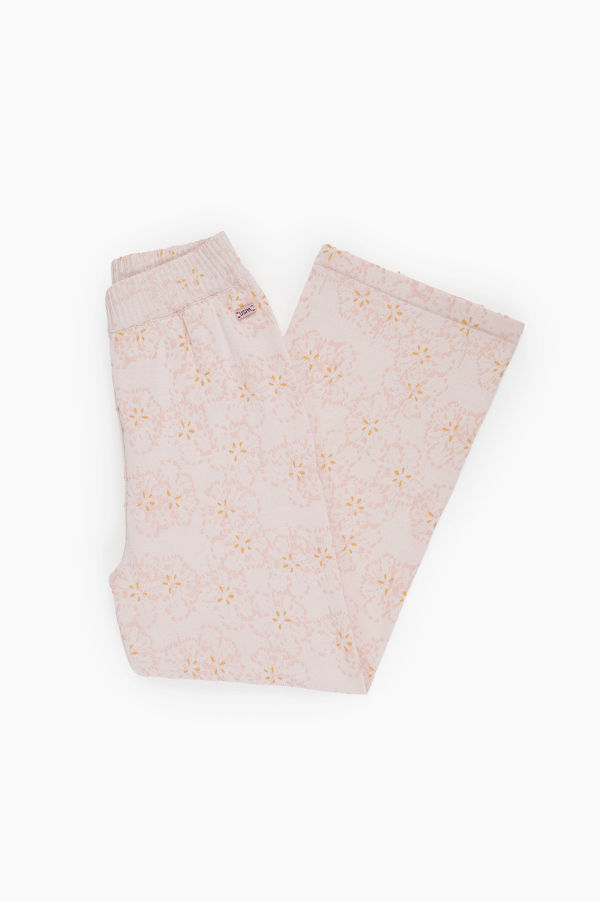 Kız Çocuk Pembe Triko Pantolon
