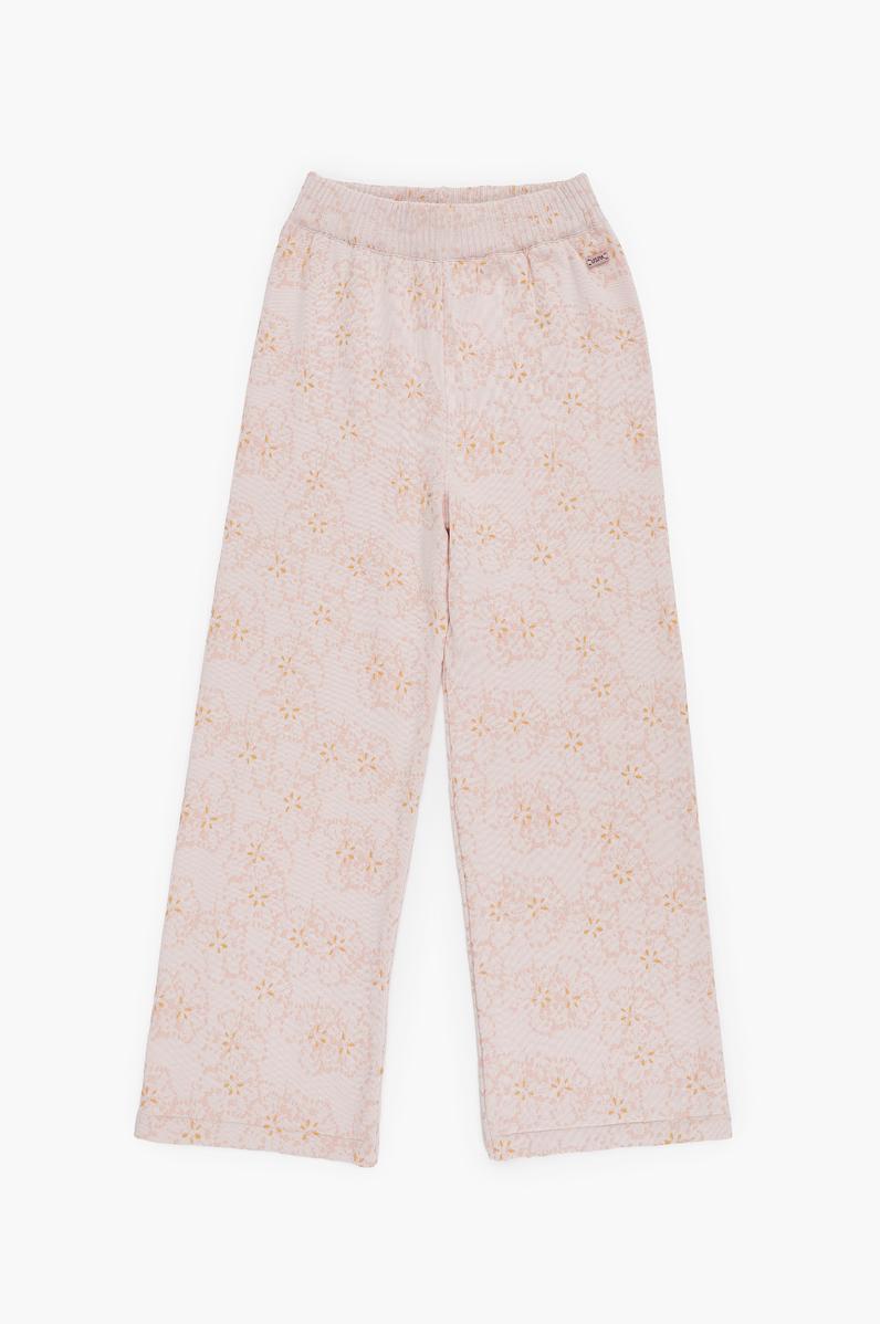 Kız Çocuk Pembe Triko Pantolon