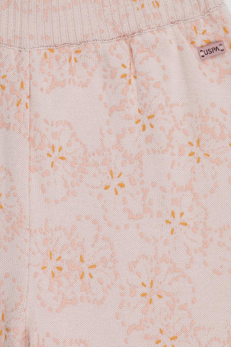 Kız Çocuk Pembe Triko Pantolon - 50314335006