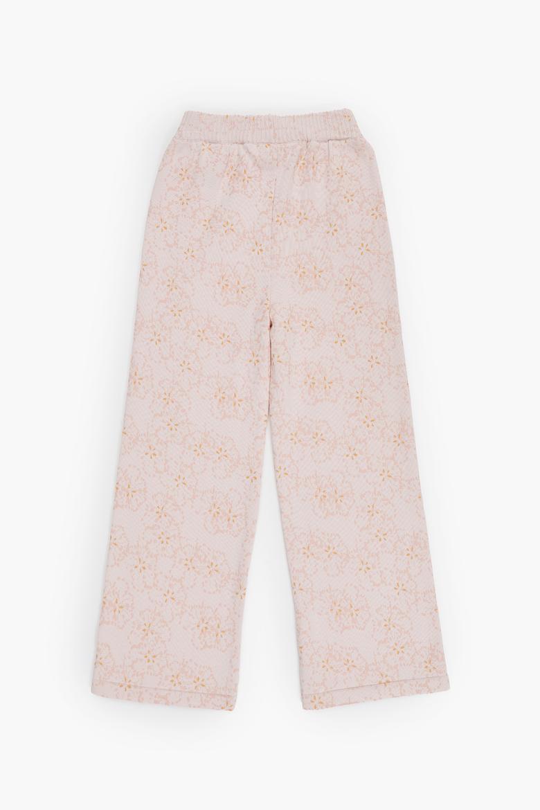 Kız Çocuk Pembe Triko Pantolon - 50314335006