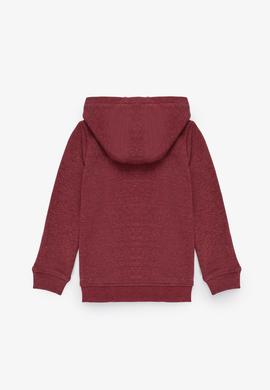 Erkek Çocuk Koyu Frambuaz Basic Sweatshirt - 50314005177
