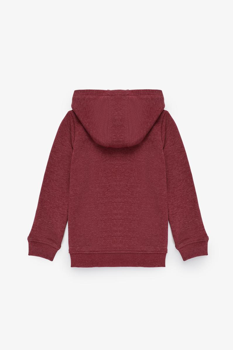 Erkek Çocuk Koyu Frambuaz Basic Sweatshirt