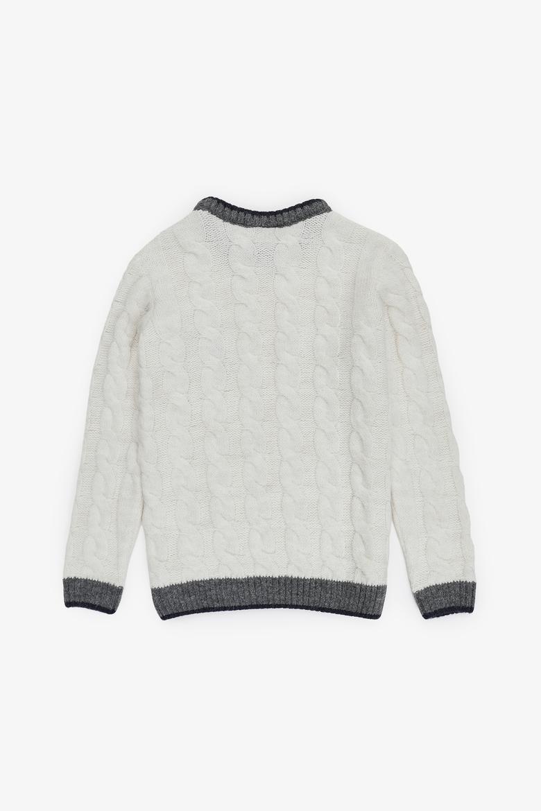 Erkek Çocuk Krem Kazak - 50315587020