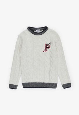 Erkek Çocuk Krem Kazak - 50315587020