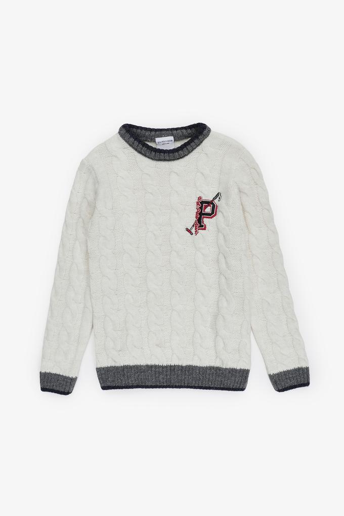 Erkek Çocuk Krem Kazak