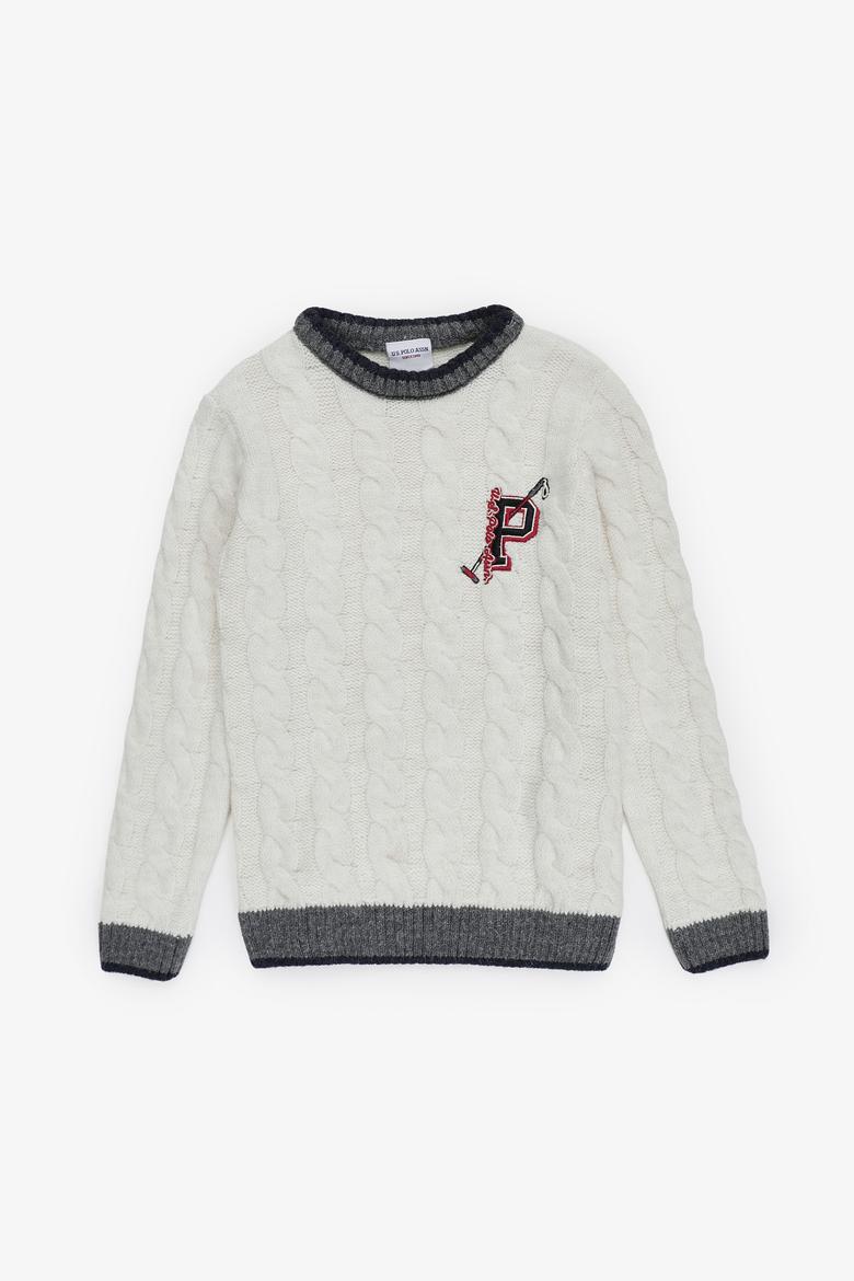 Erkek Çocuk Krem Kazak