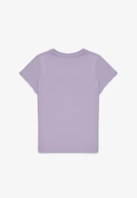 Erkek Çocuk Lila Basic Tişört - 50279614156