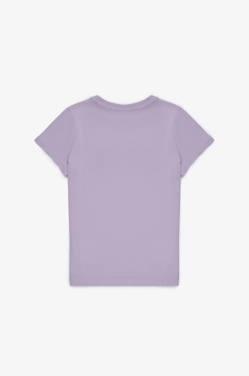 Erkek Çocuk Lila Basic Tişört