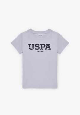 Erkek Çocuk Lila Bisiklet Yaka Basic Tişört - 50325607046