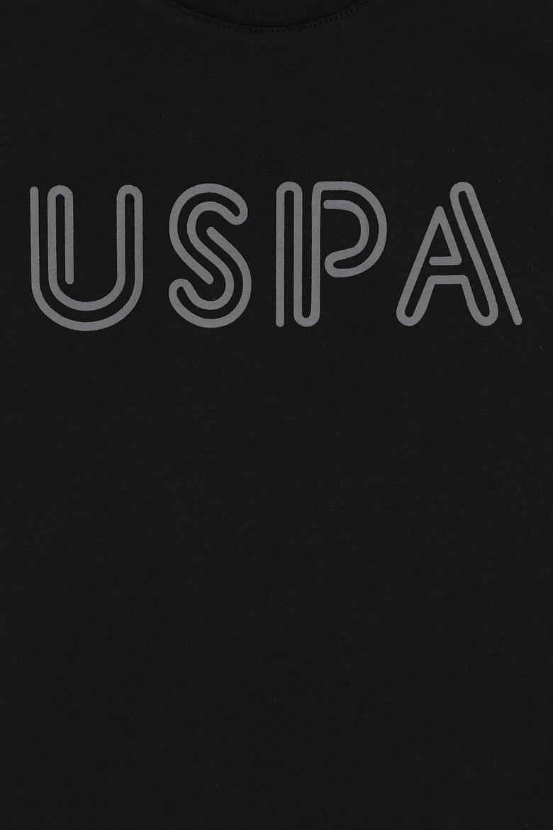 Erkek Çocuk Siyah Bisiklet Yaka Basic Tişört - 50325556046