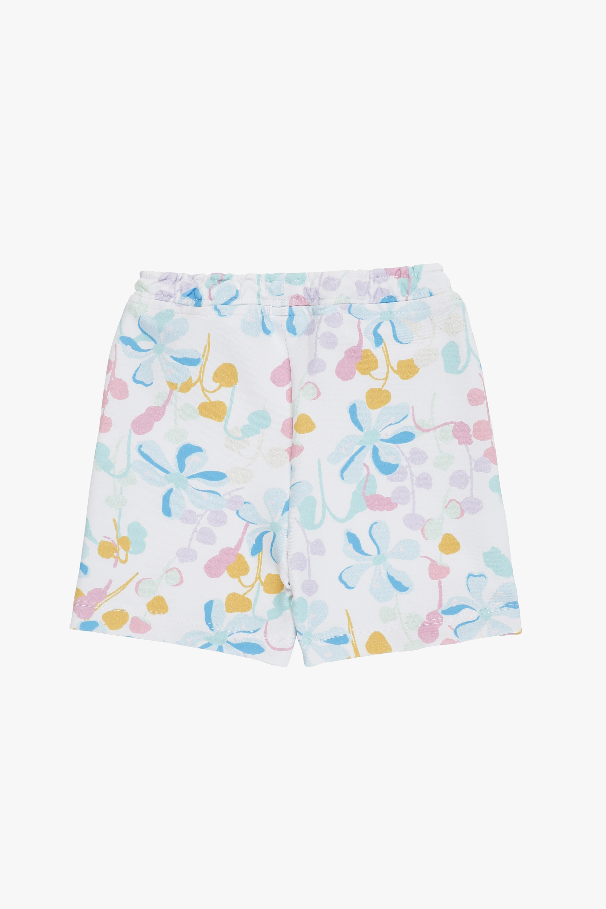 Kız Çocuk Beyaz Örme Şort - 50308867011