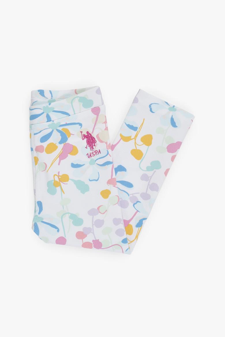 Kız Çocuk Beyaz Eşofman Altı