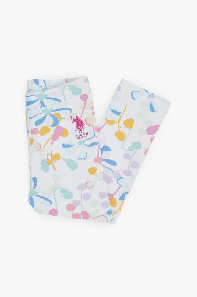 Kız Çocuk Beyaz Eşofman Altı