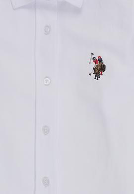 Kız Çocuk Beyaz Uzun Kollu Basic Gömlek - 50324760001