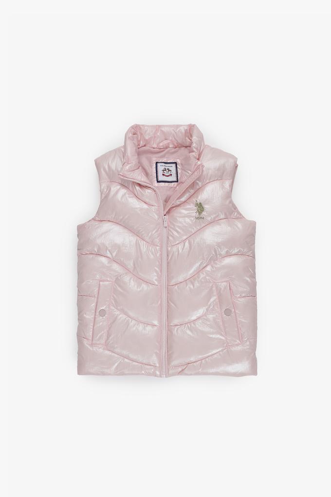 Kız Çocuk Açık Pembe Yelek