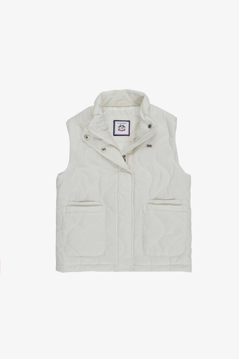 Kız Çocuk Krem Yelek - 50319227007