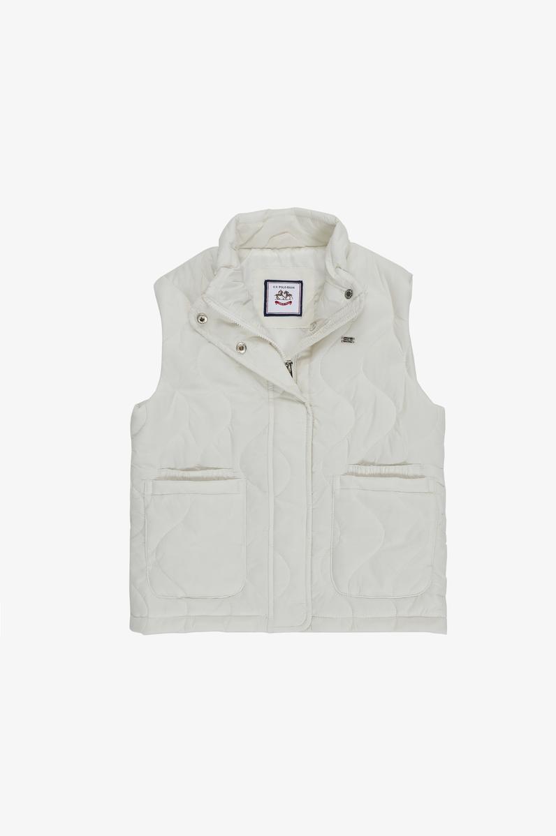 Kız Çocuk Krem Yelek