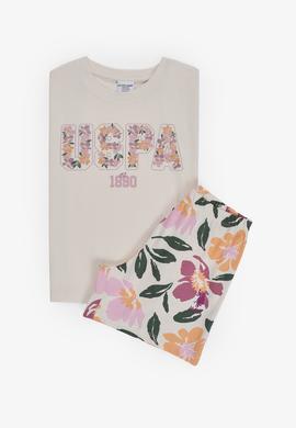 Kız Çocuk Ekru Pijama Takımı - 50326438001