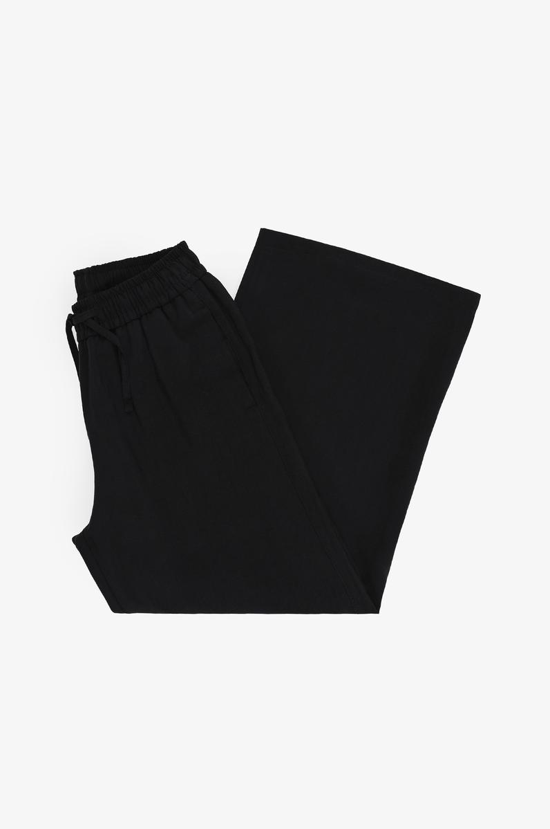 Kız Çocuk Siyah Kanvas Pantolon