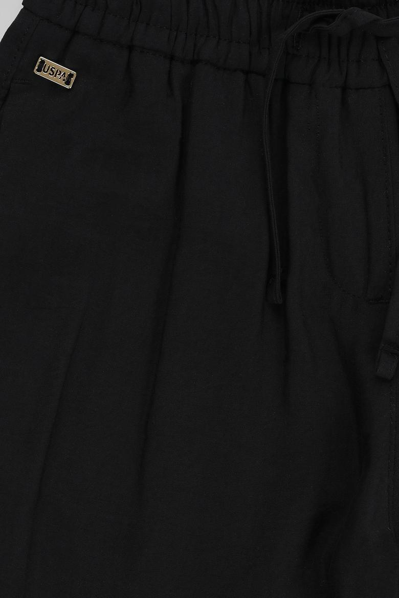 Kız Çocuk Siyah Kanvas Pantolon - 50322262011