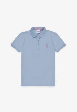 Kız Çocuk Açık Mavi Basic Tişört - 50283286066