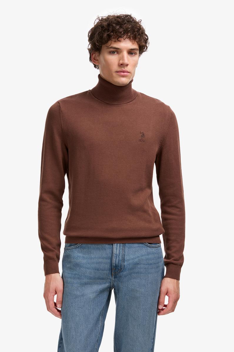 Erkek Kahverengi Basic Kazak