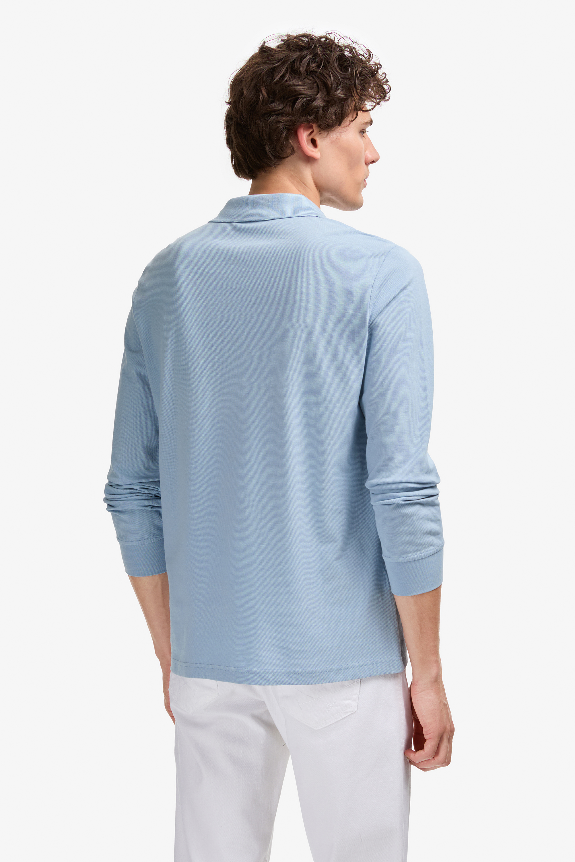 Erkek Açık Mavi Basic Sweatshirt - 50289051241