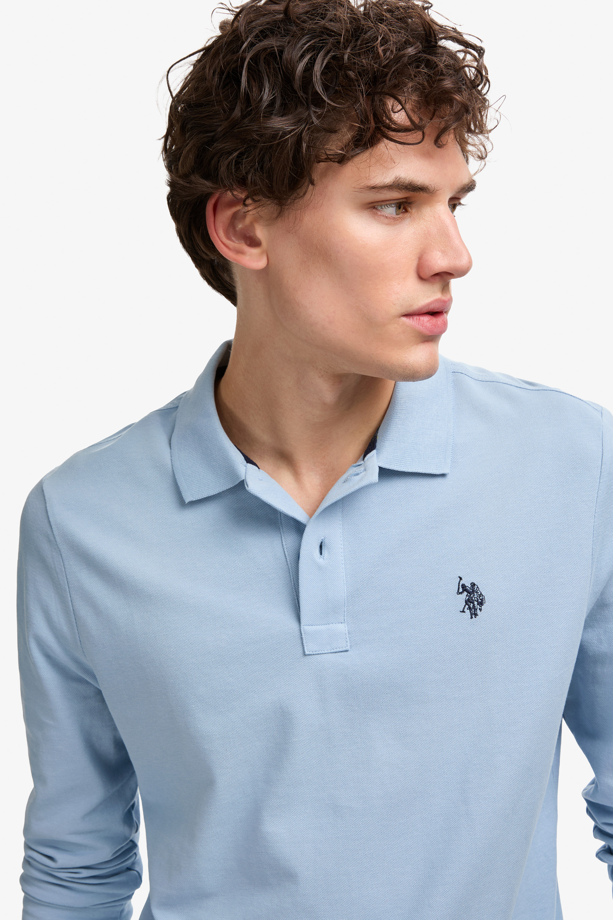 Erkek Açık Mavi Basic Sweatshirt - 50289051241