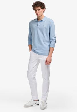 Erkek Açık Mavi Basic Sweatshirt - 50289051241