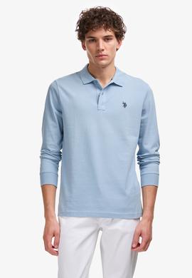 Erkek Açık Mavi Basic Sweatshirt - 50289051241