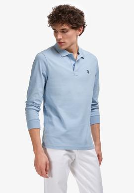 Erkek Açık Mavi Basic Sweatshirt - 50289051241