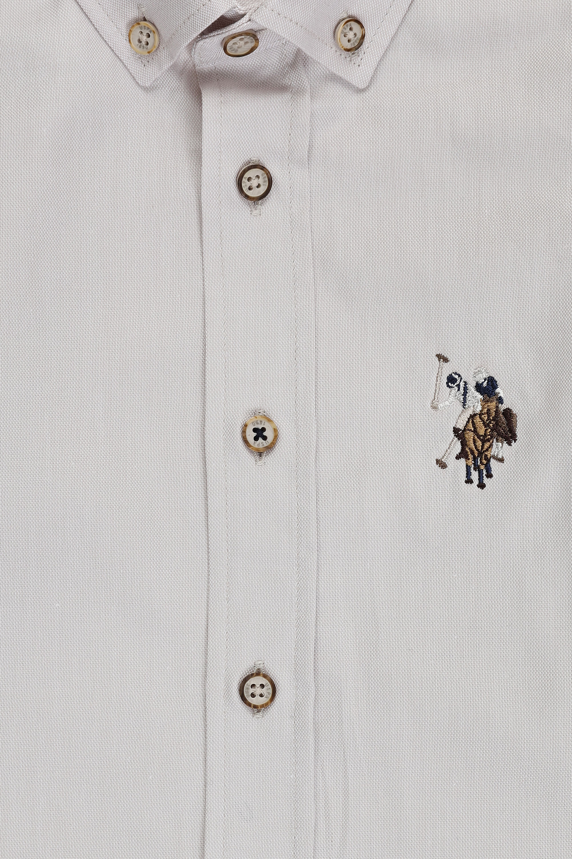 Erkek Çocuk Taş Uzun Kollu Basic Gömlek - 50320232023