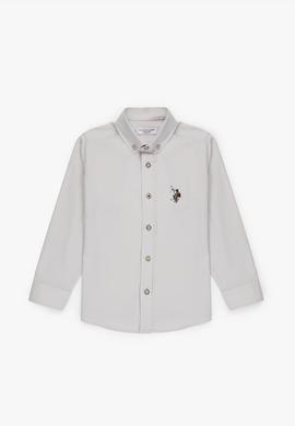 Erkek Çocuk Taş Uzun Kollu Basic Gömlek - 50320232023