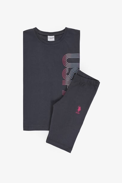 Kız Çocuk Fuşya Pijama Takımı