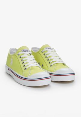 Kadın Neon Sarı Spor Ayakkabı - 50267198008