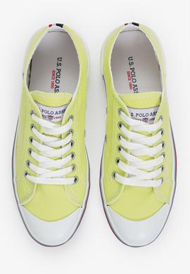 Kadın Neon Sarı Spor Ayakkabı - 50267198008