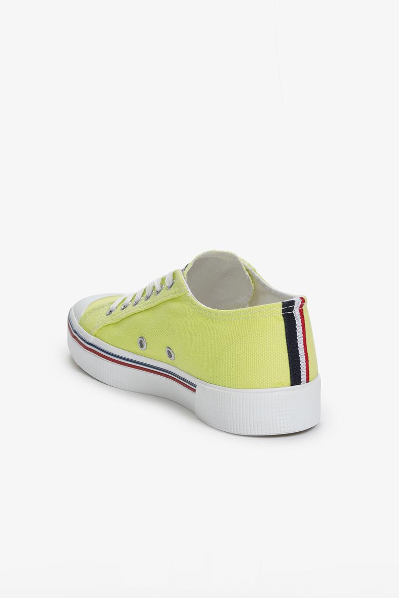 Kadın Neon Sarı Spor Ayakkabı - 50267198008