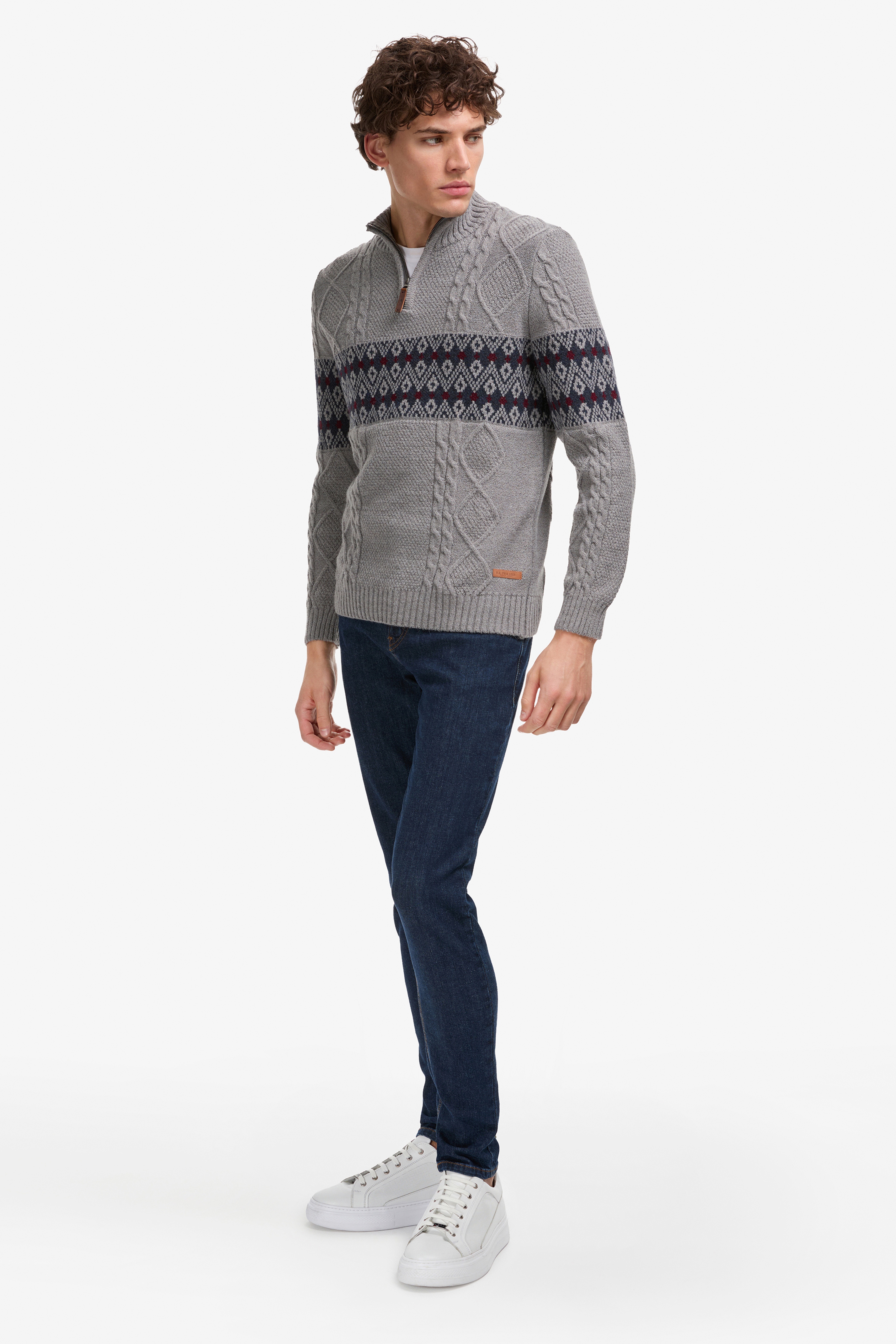Erkek Koyu Mavi Jean Pantolon - Image 2