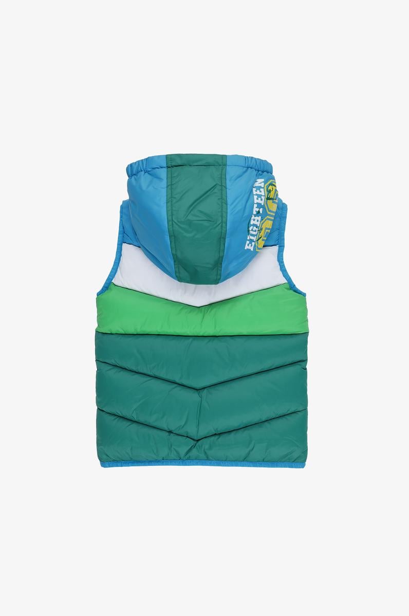 Erkek Çocuk Koyu Yeşil Yelek