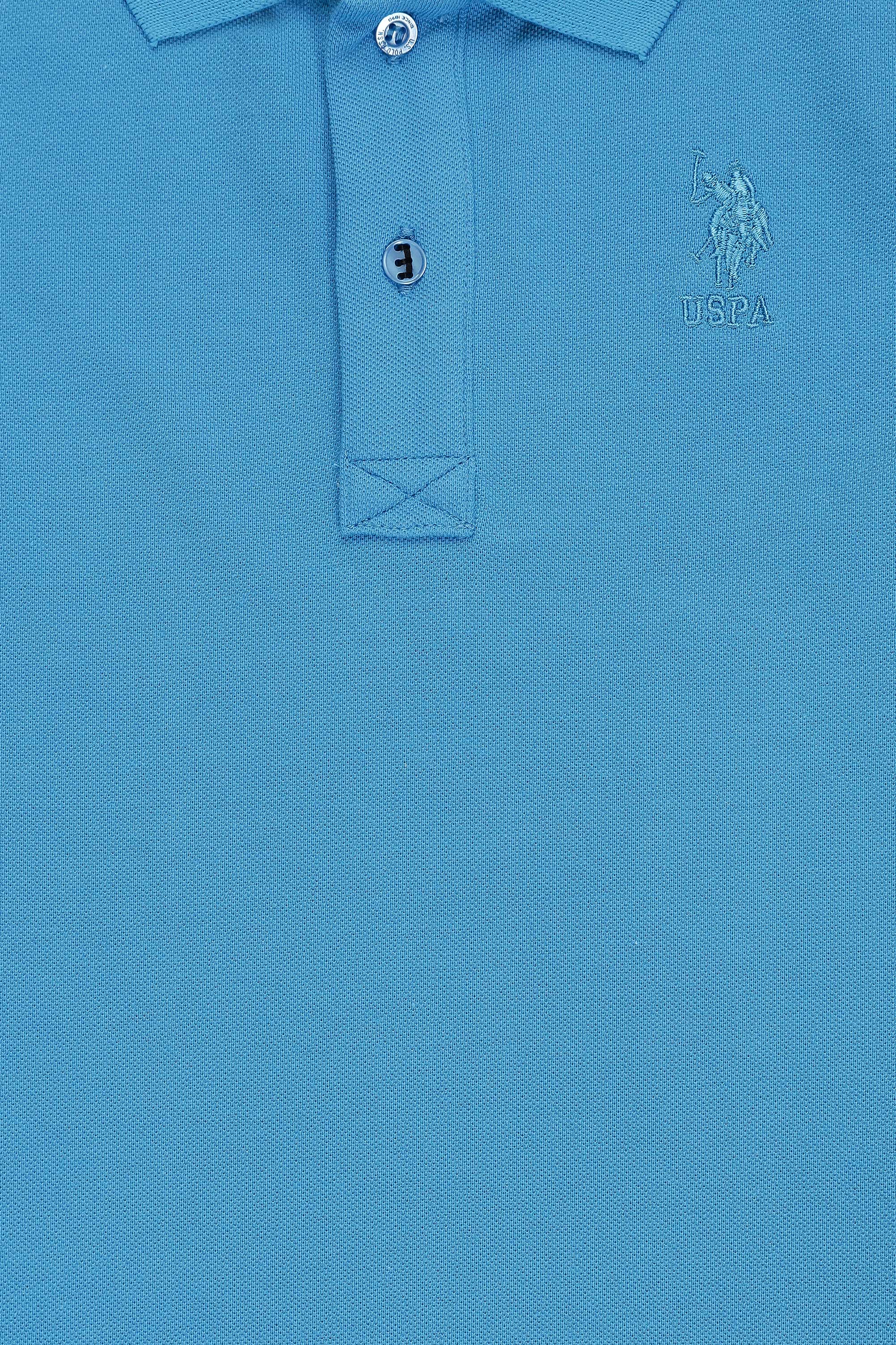 Erkek Çocuk Kobalt Mavi Polo Yaka Basic Tişört - 50320118071