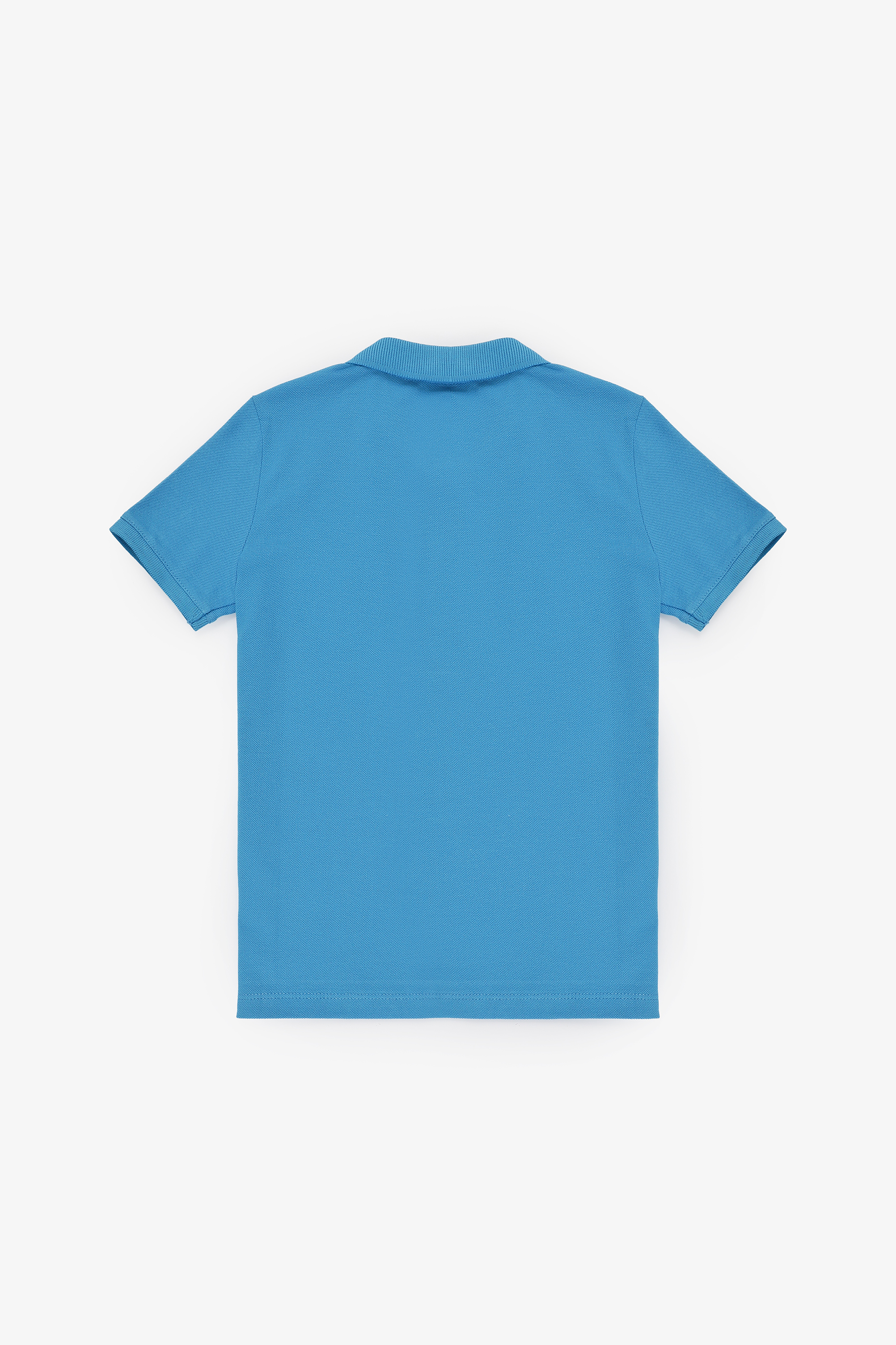 Erkek Çocuk Kobalt Mavi Polo Yaka Basic Tişört - 50320118071