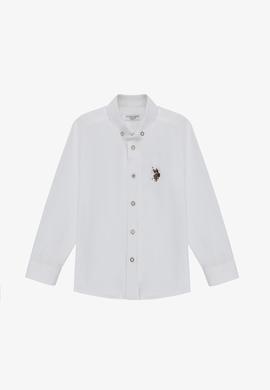 Erkek Çocuk Beyaz Uzun Kollu Basic Gömlek - 50320232017