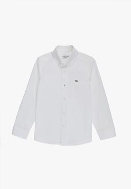 Erkek Çocuk Beyaz Uzun Kollu Basic Gömlek - 50320251010