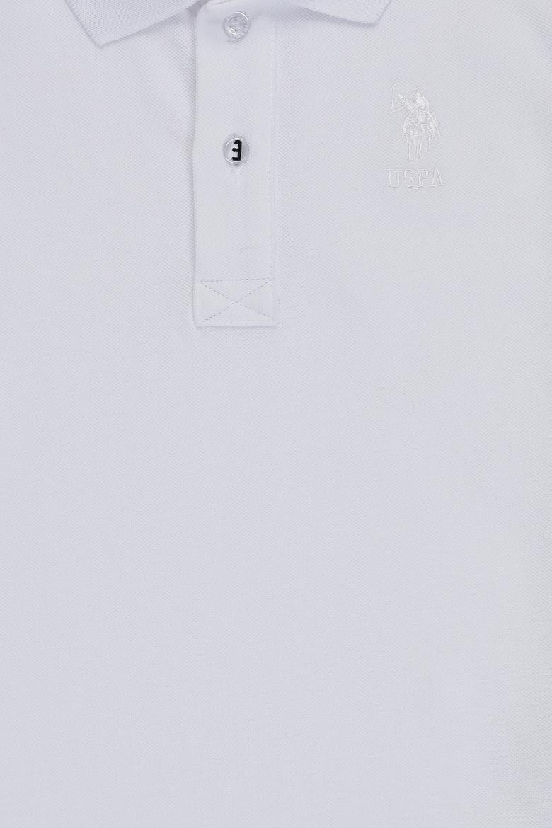 Erkek Çocuk Beyaz Polo Yaka Basic Tişört - 50320118019