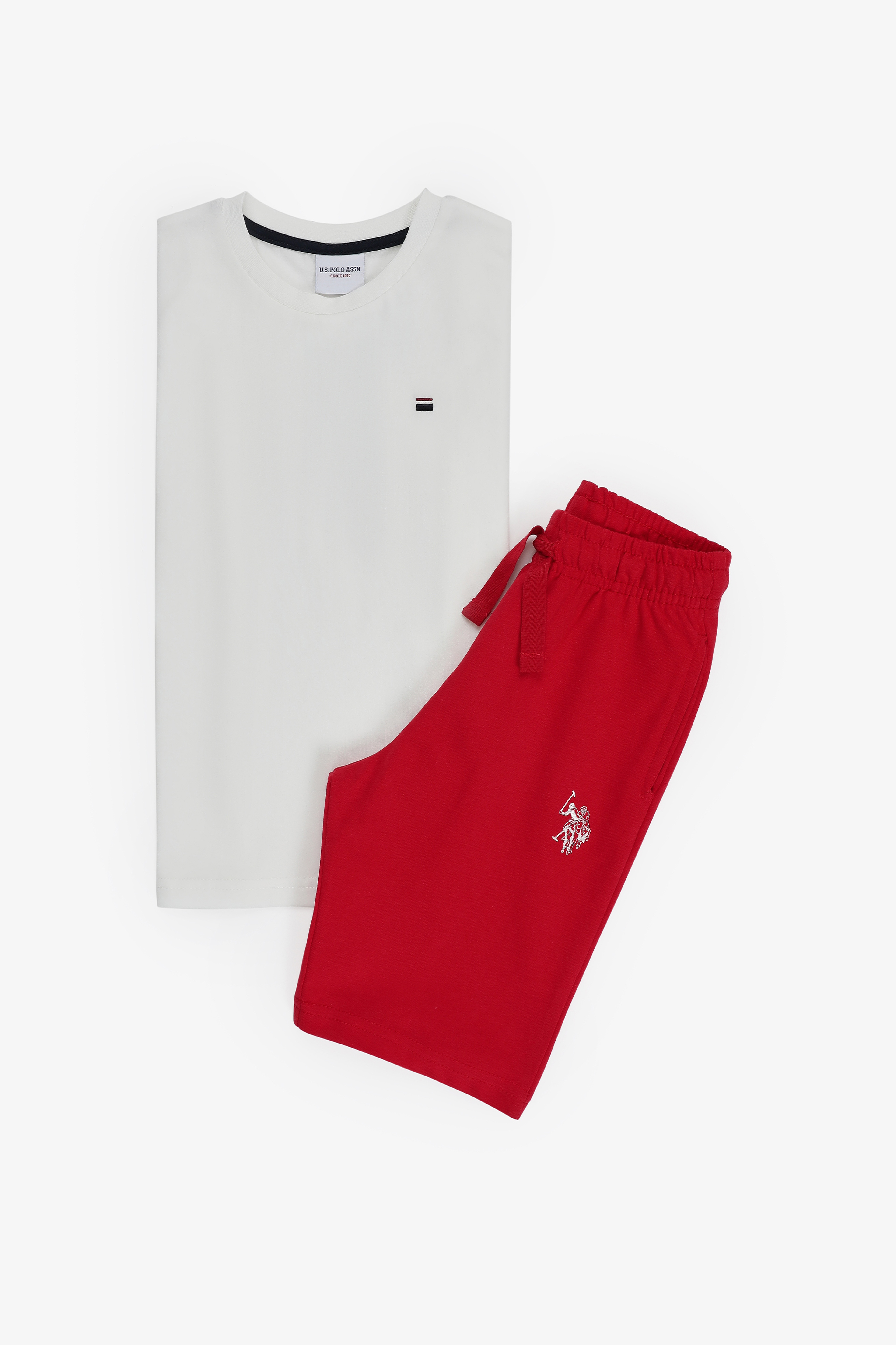 Erkek Çocuk Beyaz Pijama Takımı - Image 1