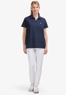 Kadın Lacivert Basic Tişört - 50323447049