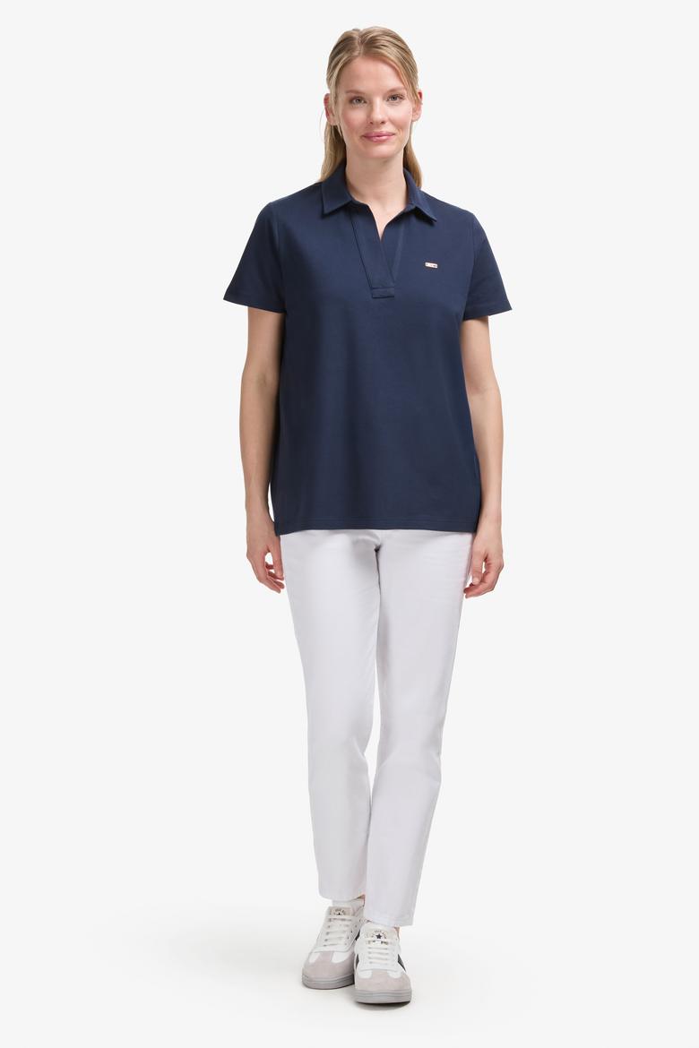 Kadın Lacivert Basic Tişört - 50323447049