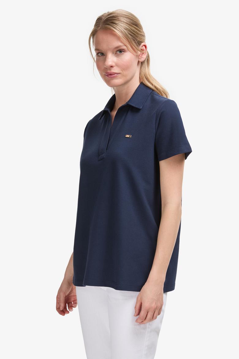 Kadın Lacivert Basic Tişört - 50323447049